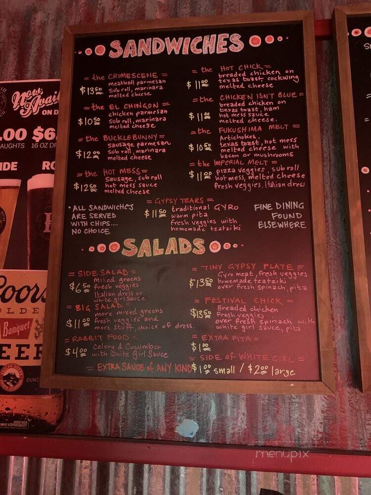 Tia Nitas Cantina - Sonoita, AZ menu_pic