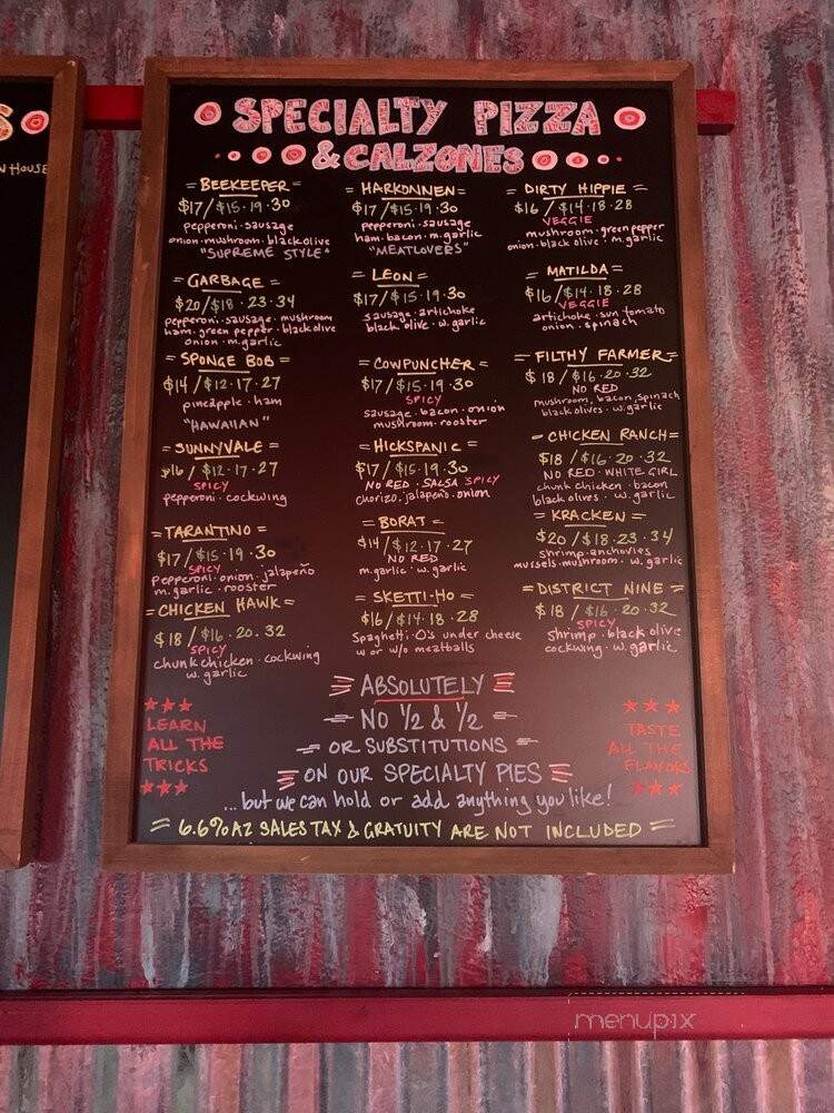 Tia Nitas Cantina - Sonoita, AZ menu_pic