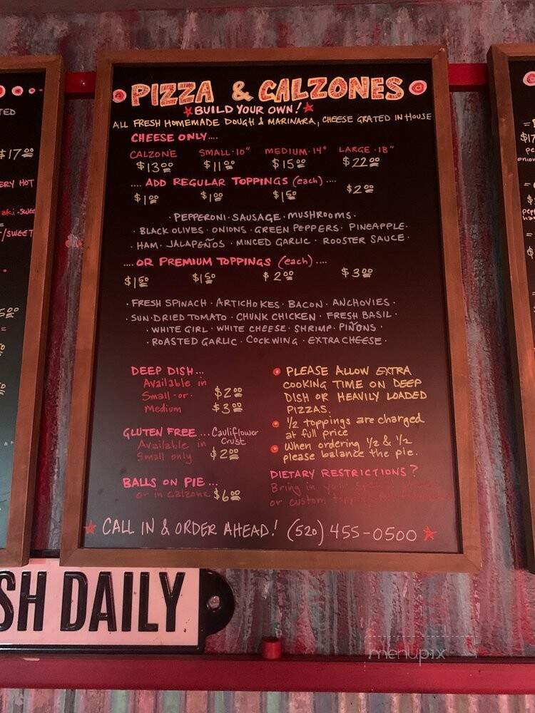 Tia Nitas Cantina - Sonoita, AZ menu_pic