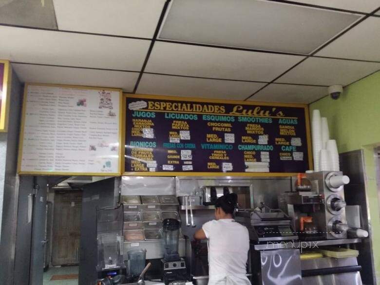 Lulu's Bakery - South Gate, CA menu_pic