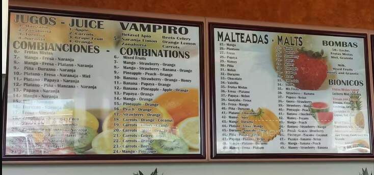Caribbean Juices - Tulsa, OK menu_pic