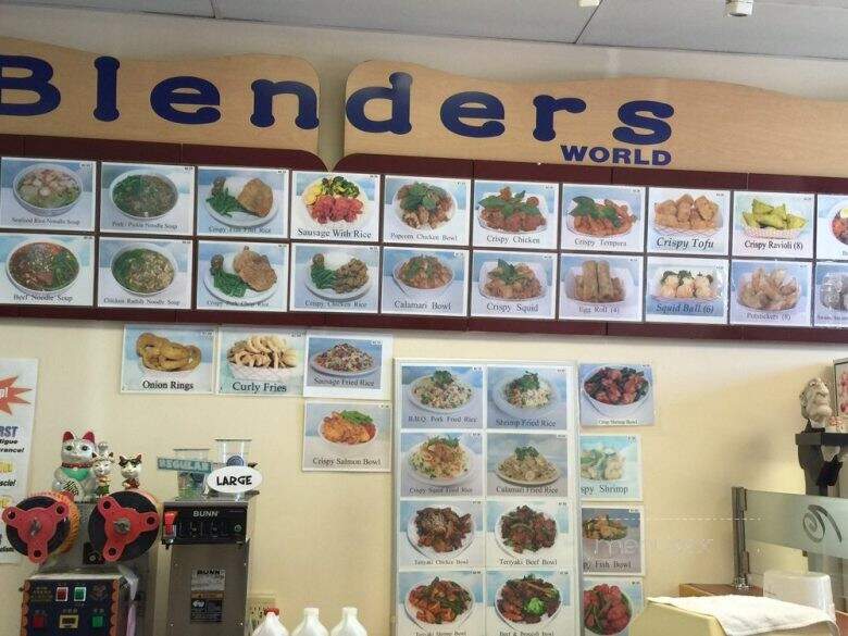 Blenders World - Carson, CA menu_pic