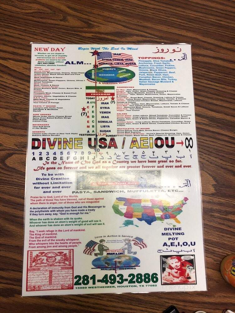 Divine Pizza - Houston, TX