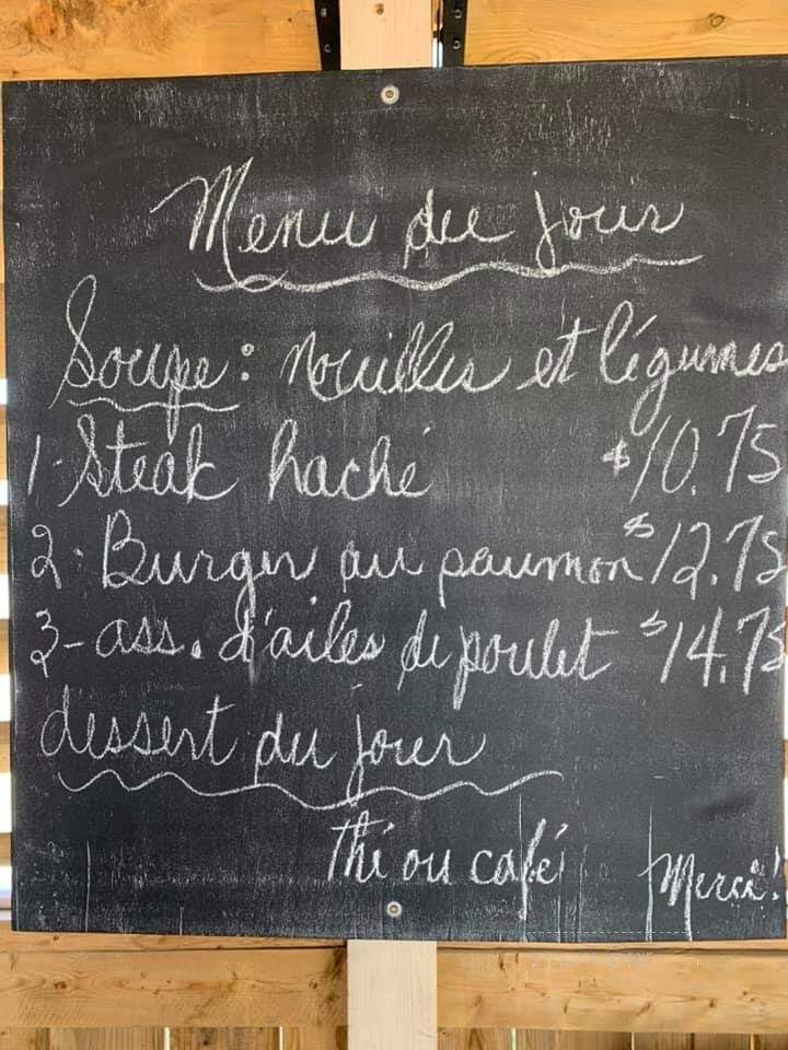 Restaurant Casse-Croute Au Pignon Bleu - Saint-Tite, QC menu_pic