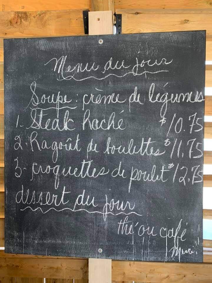 Restaurant Casse-Croute Au Pignon Bleu - Saint-Tite, QC menu_pic