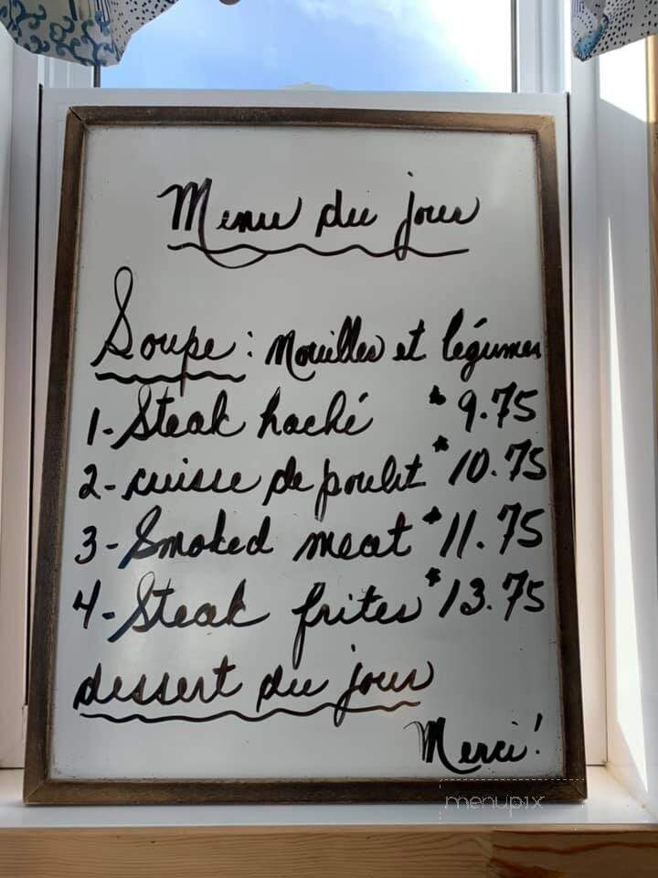 Restaurant Casse-Croute Au Pignon Bleu - Saint-Tite, QC menu_pic