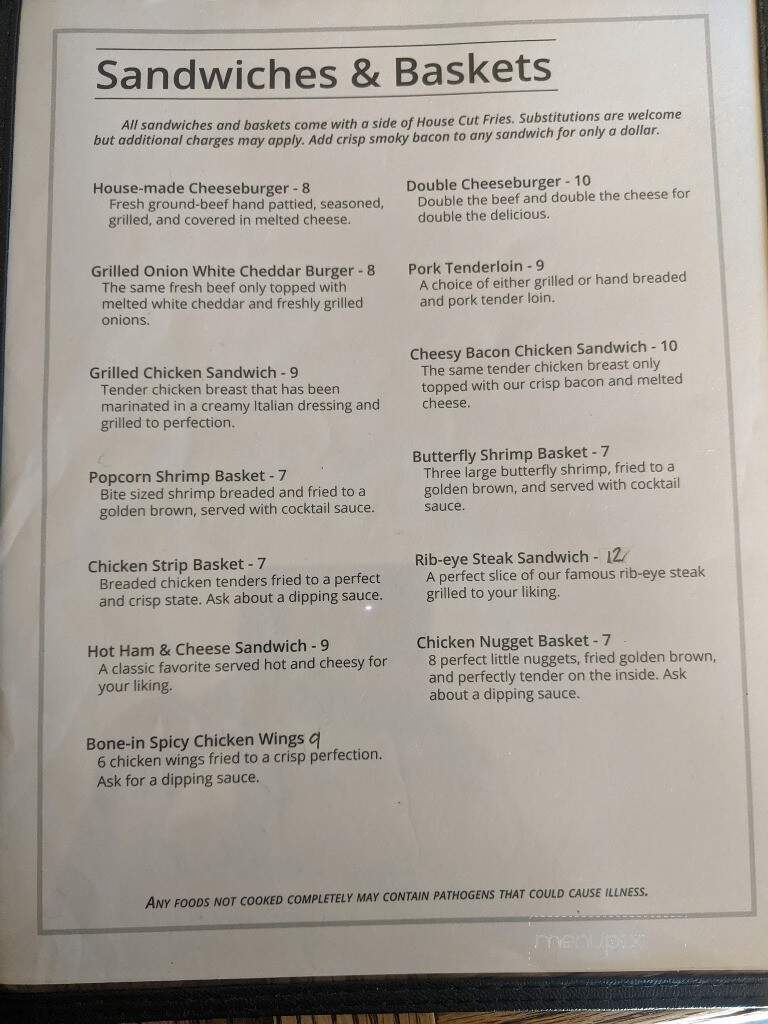 McTag's - Salisbury, MO menu_pic