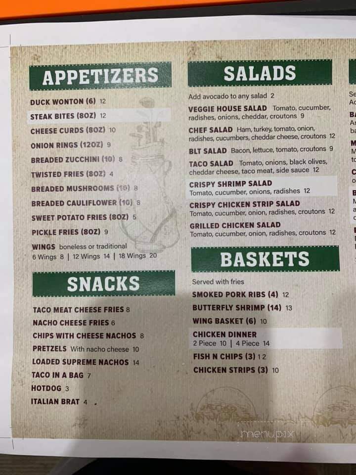 Grill Room - Wahpeton, ND menu_pic