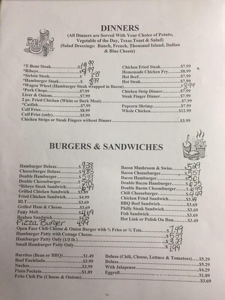 Hi-De-Ho Cafe - Watonga, OK menu_pic