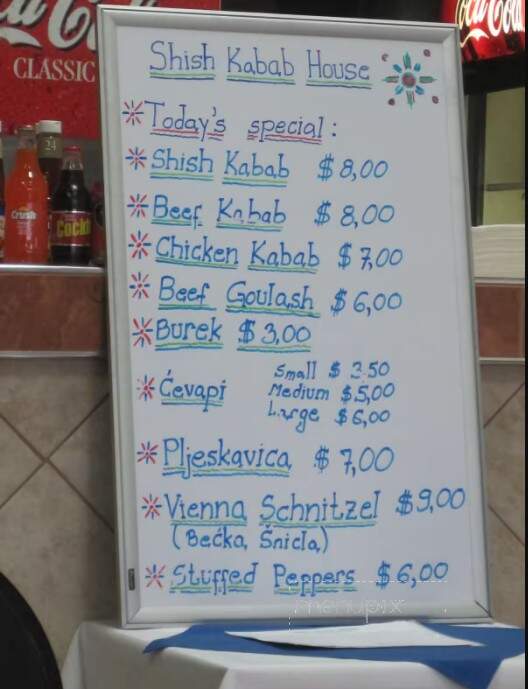 Shish Kabob House - Salt Lake City, UT menu_pic