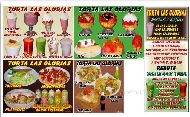 Tortas Las Glorias - Colton, CA menu_pic