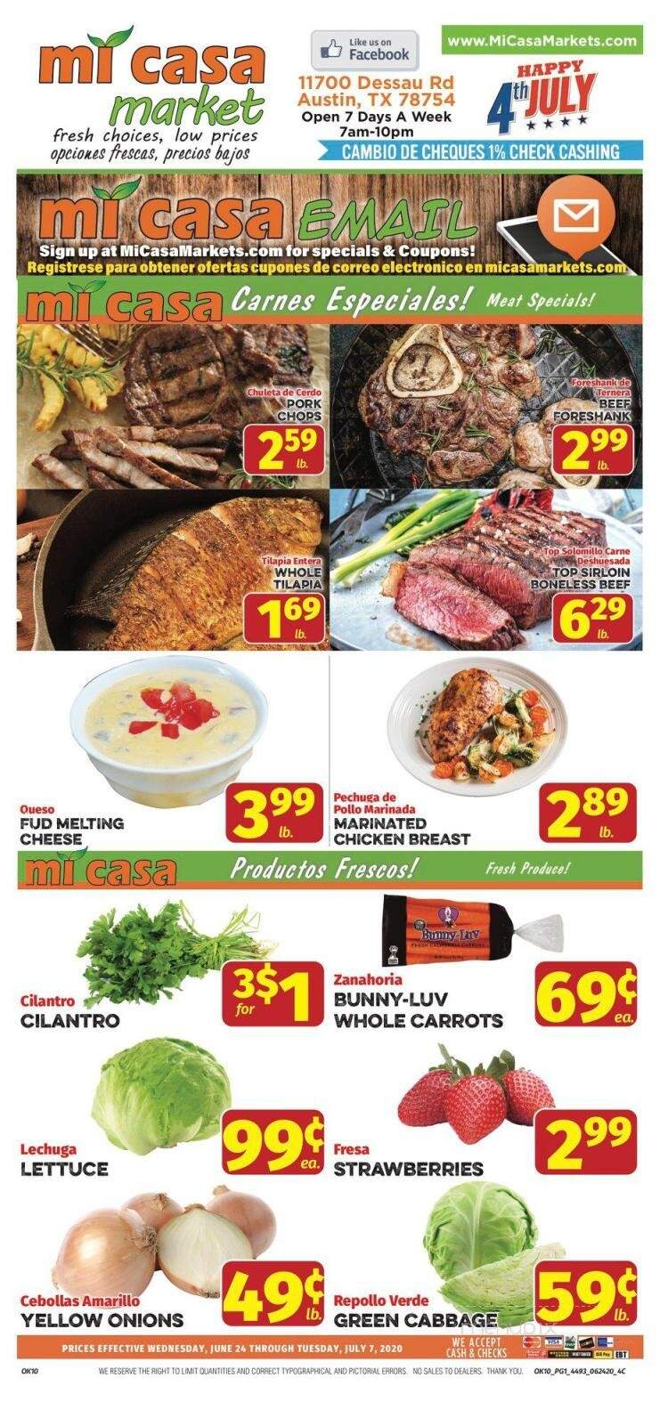 Mi Casa Market - Austin, TX menu_pic