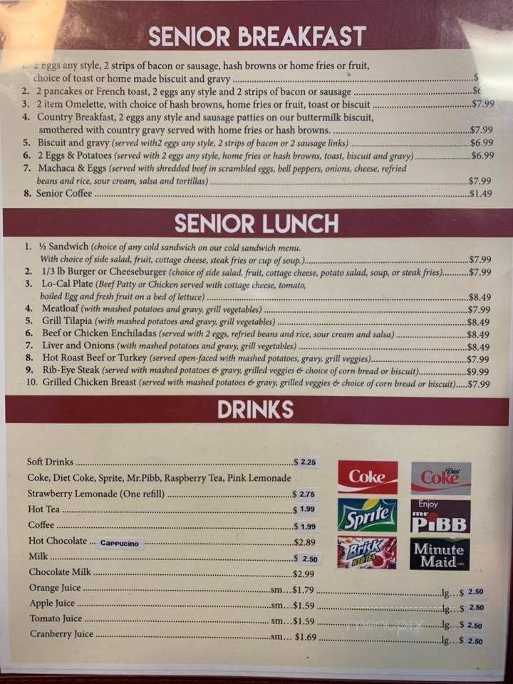Jerry's Cafe - Hesperia, CA menu_pic