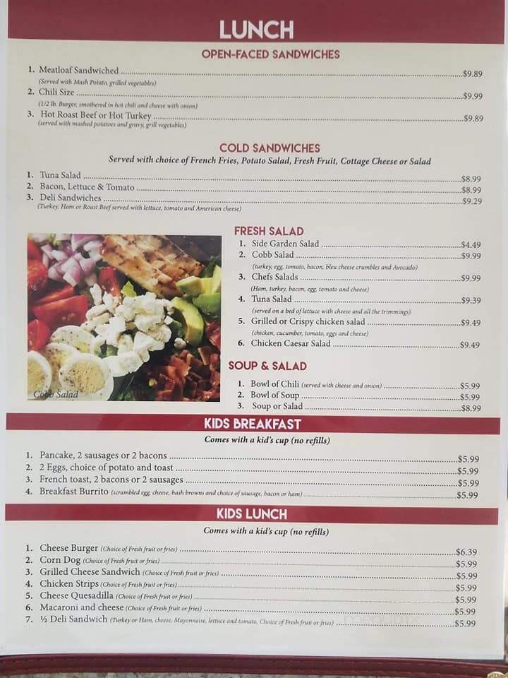 Jerry's Cafe - Hesperia, CA menu_pic