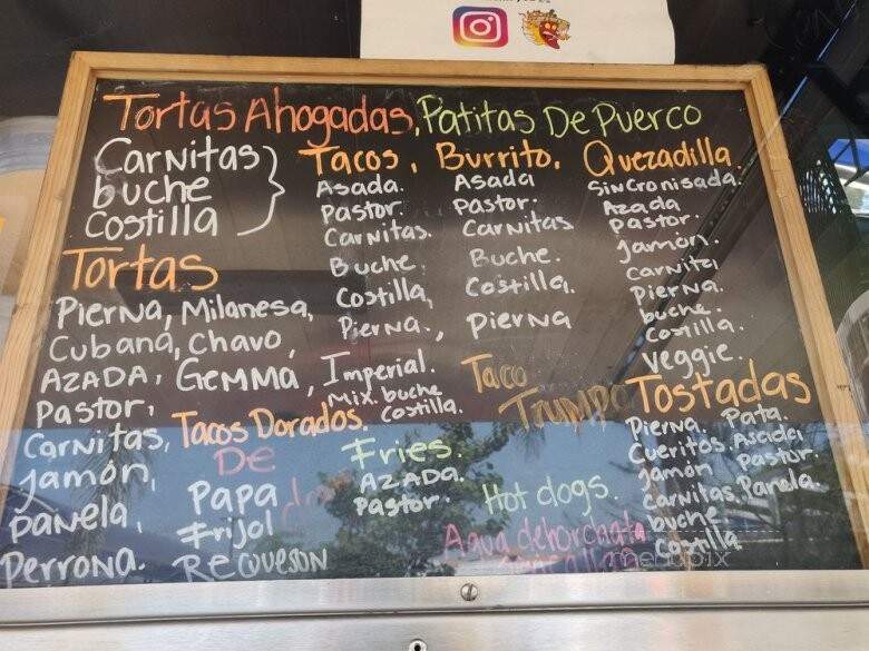 Tortas Ahogadas La Guera - Santa Ana, CA menu_pic