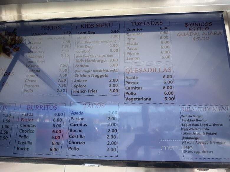 Tortas Ahogadas La Guera - Santa Ana, CA menu_pic