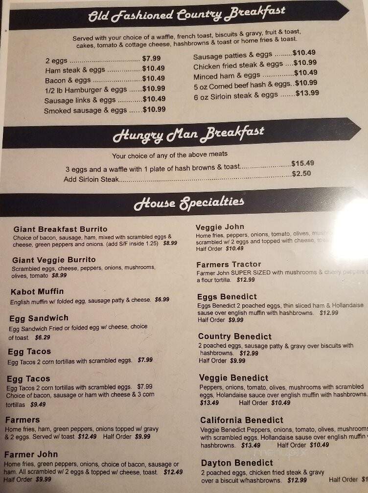 Kabot's Kitchen - Spokane, WA menu_pic
