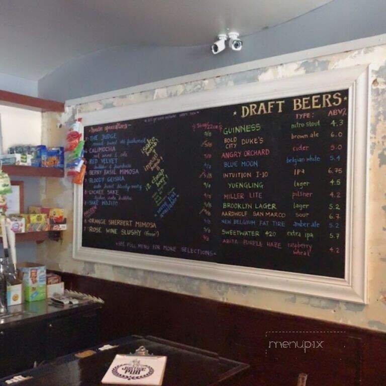 The Justice Pub - Jacksonville, FL menu_pic