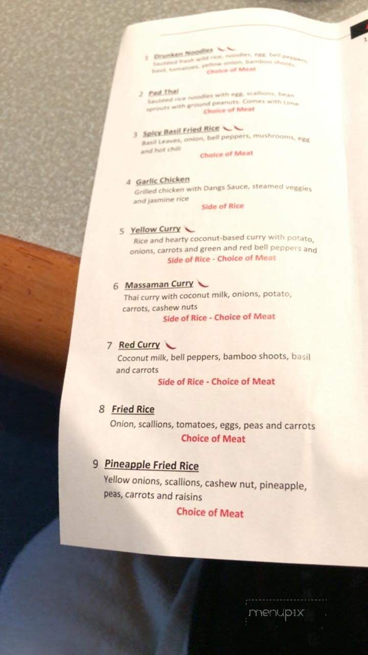 Dang's Little Dragon - St. Helens, OR menu_pic