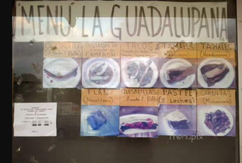 La Guadalupana - Foley, AL menu_pic