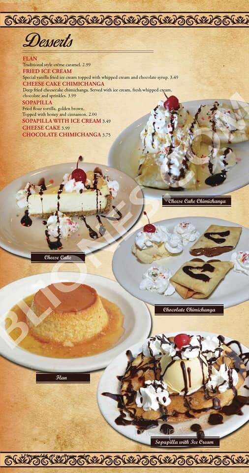 Los Agaves Mexican Grill - White House, TN menu_pic