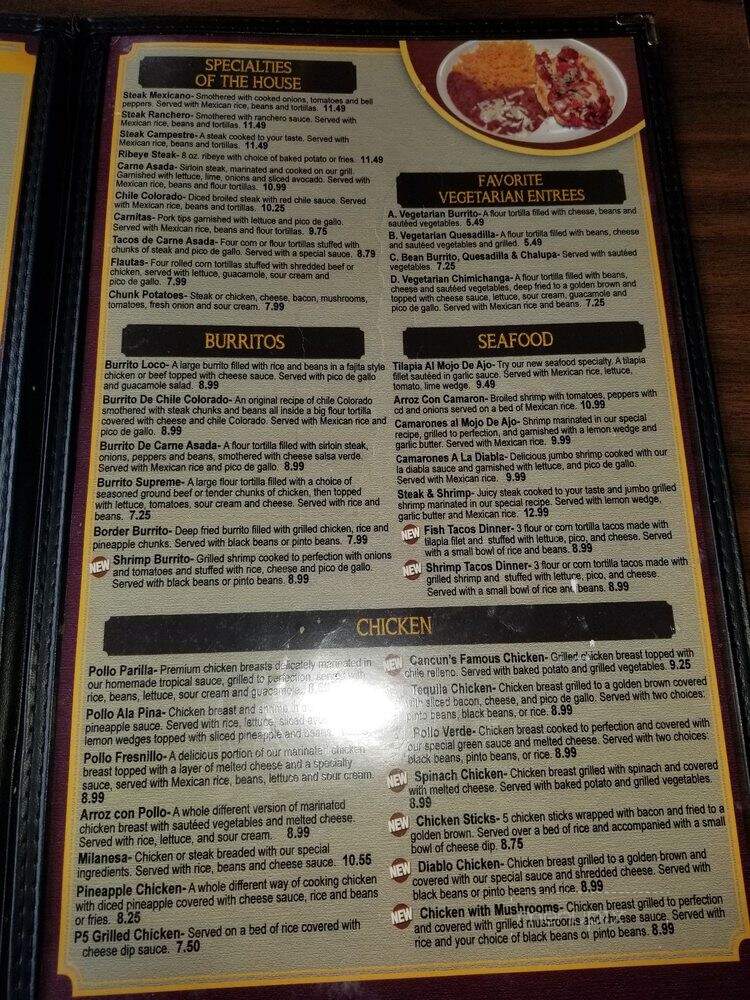 Los Compadres Restaurant - Fulton, MS menu_pic