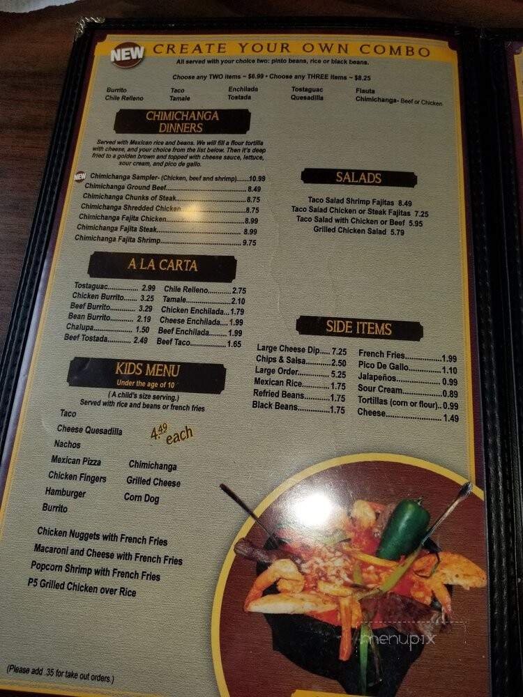 Los Compadres Restaurant - Fulton, MS menu_pic