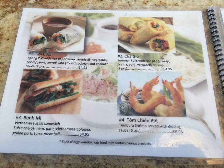 Pho An - Helotes, TX menu_pic