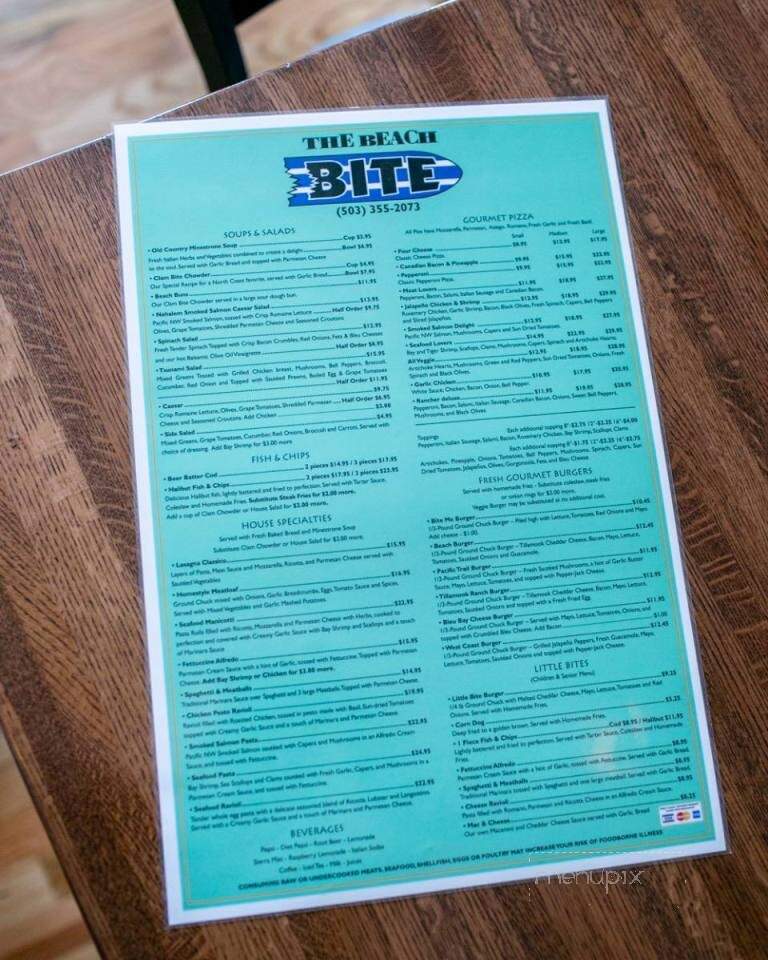 Dos Rocas Mexican Restaurant - Rockaway Beach, OR menu_pic