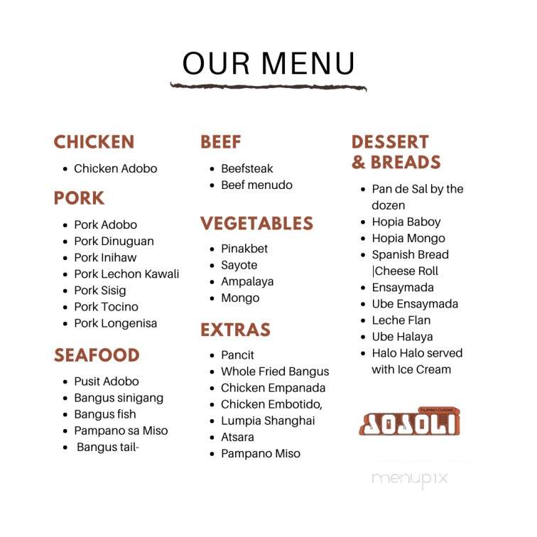 Jojoli Bakeshop - Union City, CA menu_pic
