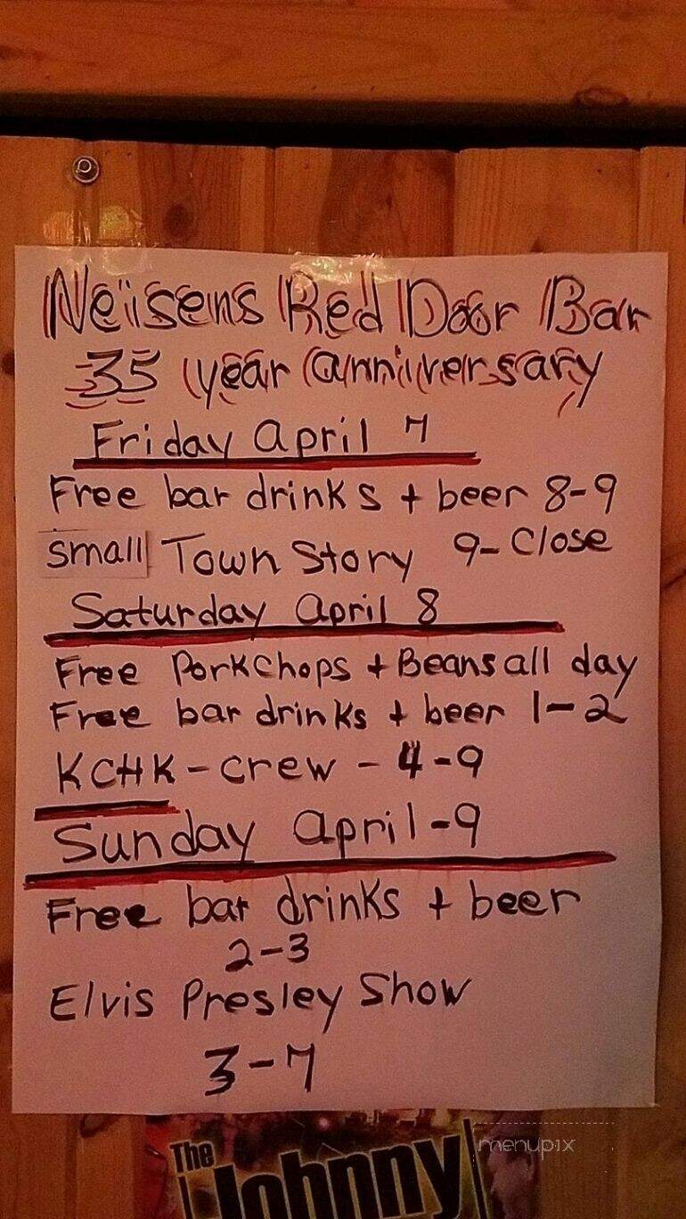 Red Door Bar - Belle Plaine, MN menu_pic