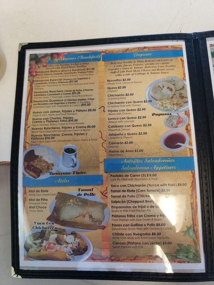 Dona Blanca - Lancaster, CA menu_pic