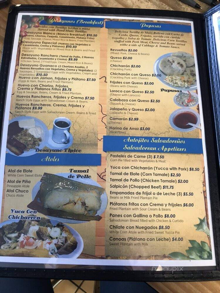 Dona Blanca - Lancaster, CA menu_pic