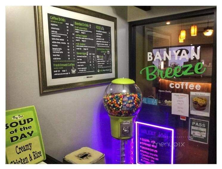 Banyan Breeze Coffee Co. - Honolulu, HI menu_pic