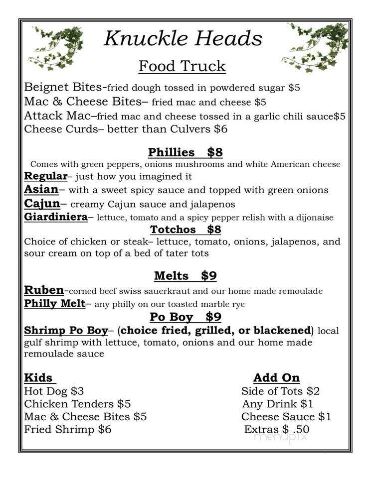 Winkler House - Fort Myers, FL menu_pic