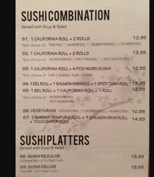 Kuroshika Japan - Milledgeville, GA menu_pic