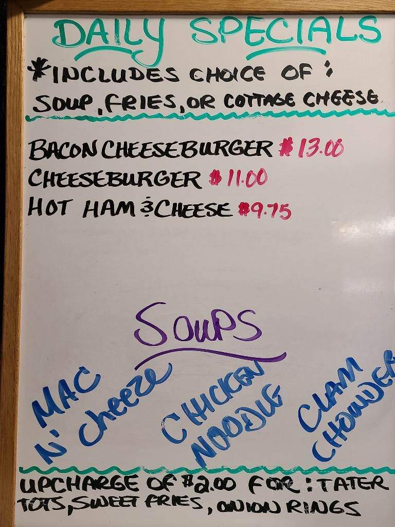 Von's Cafe - Eureka, MT menu_pic