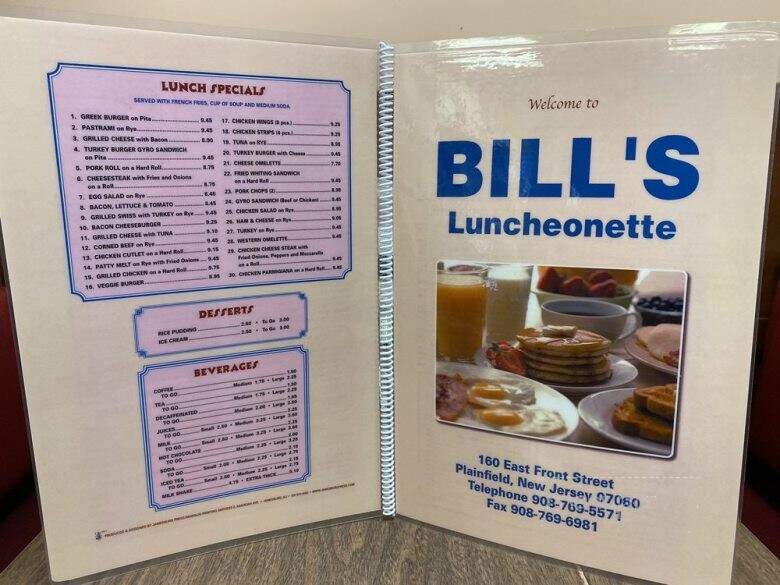Bill's Luncheonette - Plainfield, NJ
