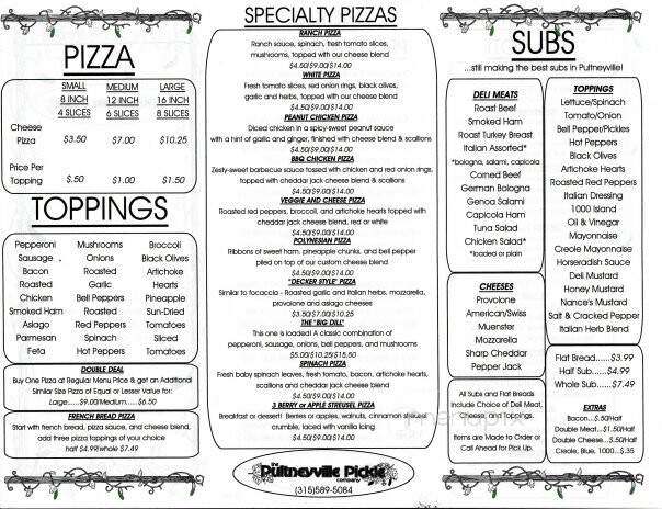Pultneyville Pickle Co - Pultneyville, NY menu_pic