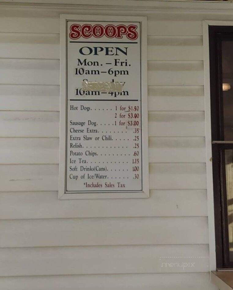 D & M Scoops - Sanford, NC menu_pic