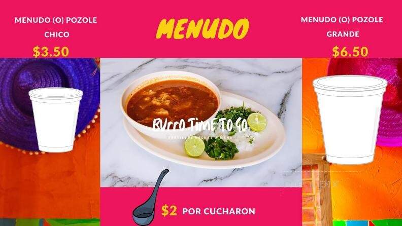 Burro Time - El Paso, TX menu_pic