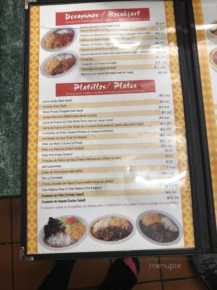 Taqueria La Que Si Llena - Los Angeles, CA menu_pic
