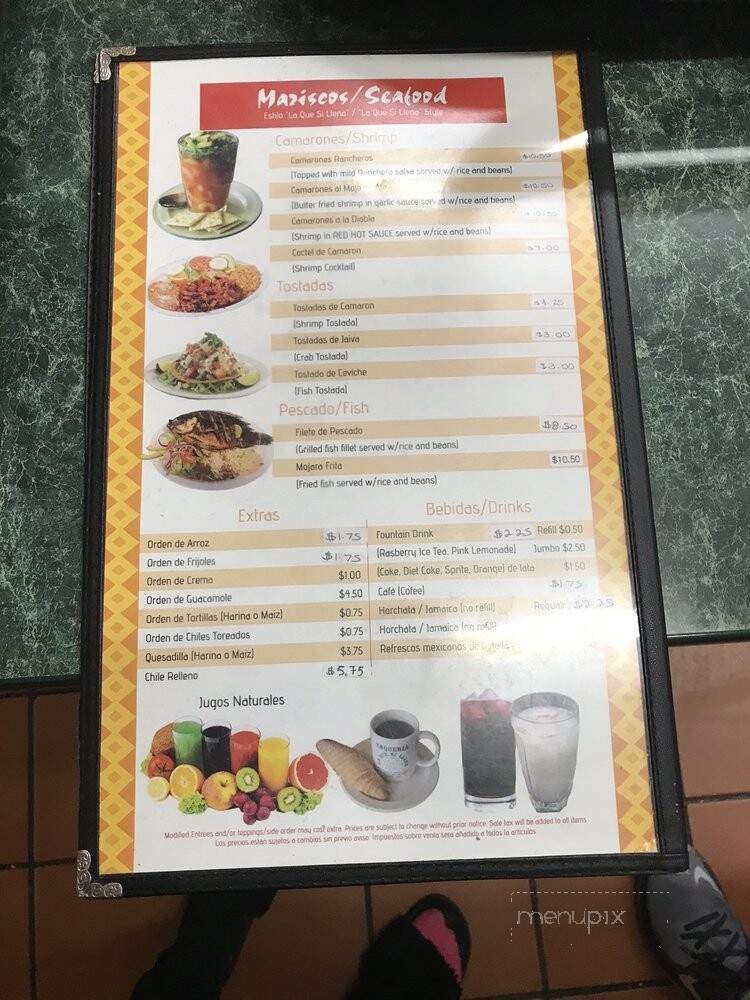 Taqueria La Que Si Llena - Los Angeles, CA menu_pic