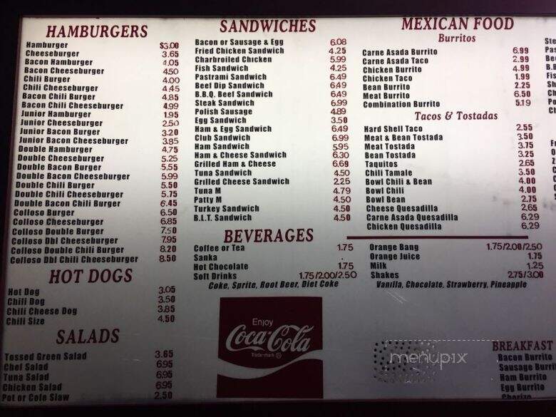Valley Super Burger - Azusa, CA menu_pic