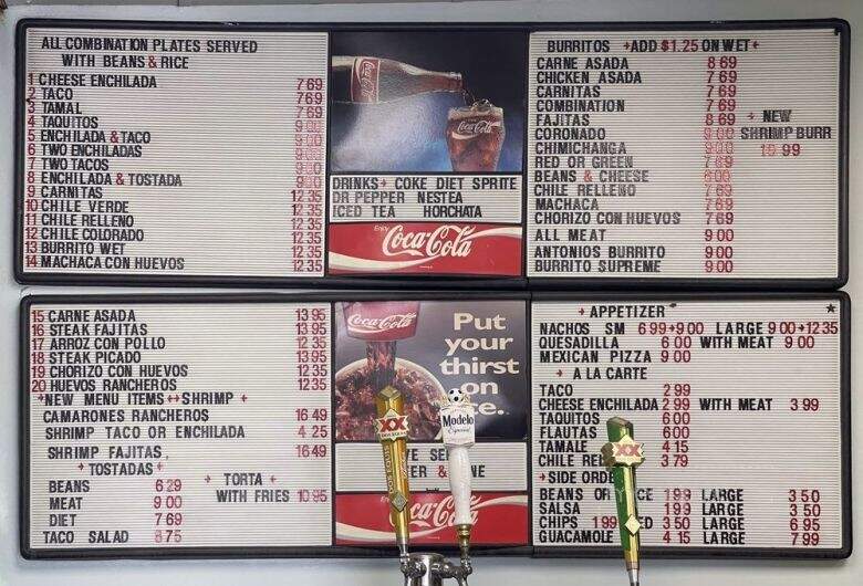 Antonios Mexican Food - Anaheim, CA menu_pic