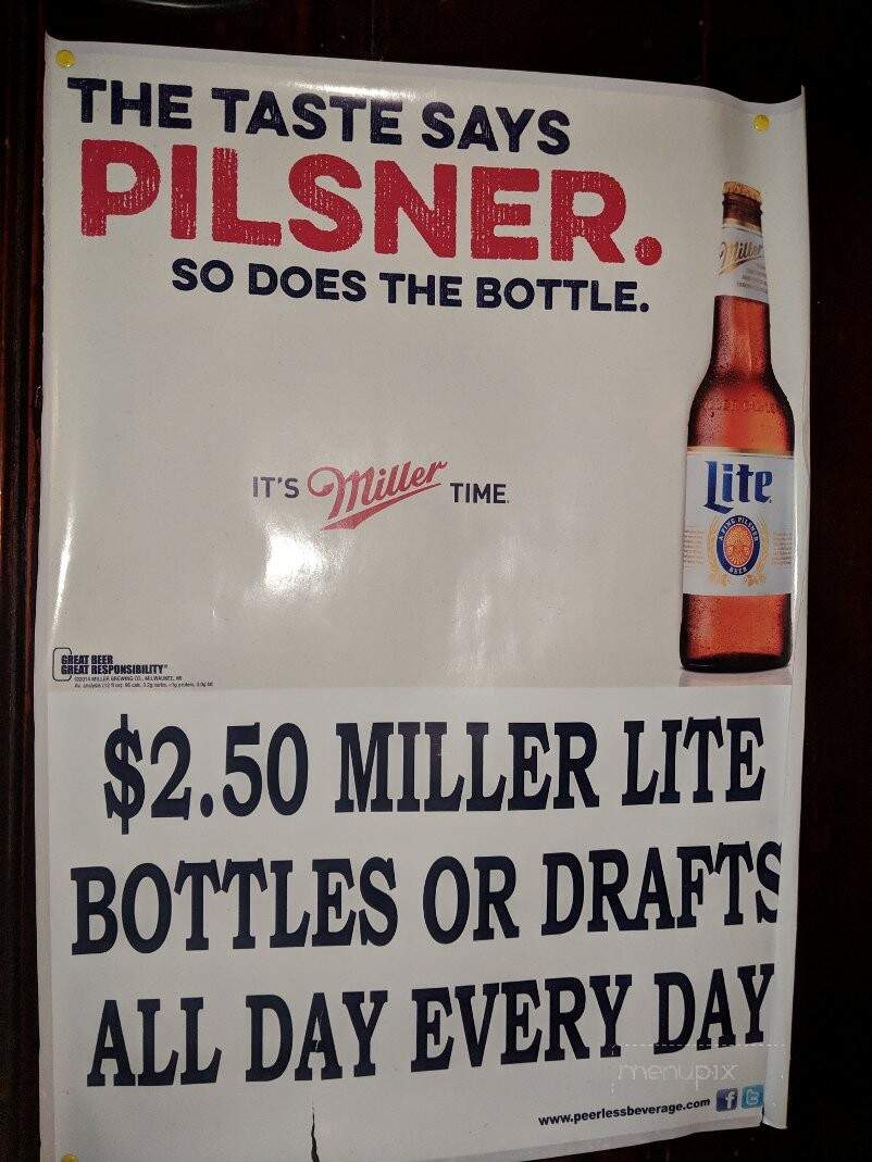 Corks Corner Bar - Nutley, NJ menu_pic