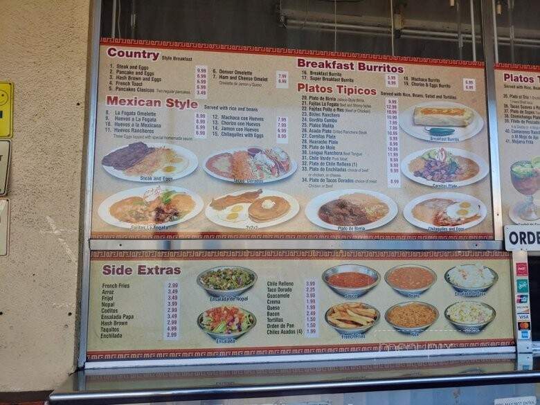 Taqueria La Fogata - Maywood, CA menu_pic