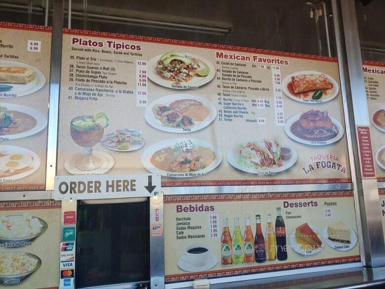 Taqueria La Fogata - Maywood, CA menu_pic