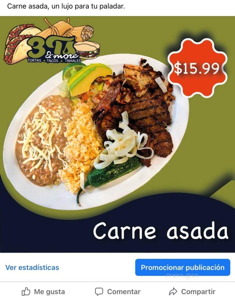 3T's & More - Federal Way, WA menu_pic
