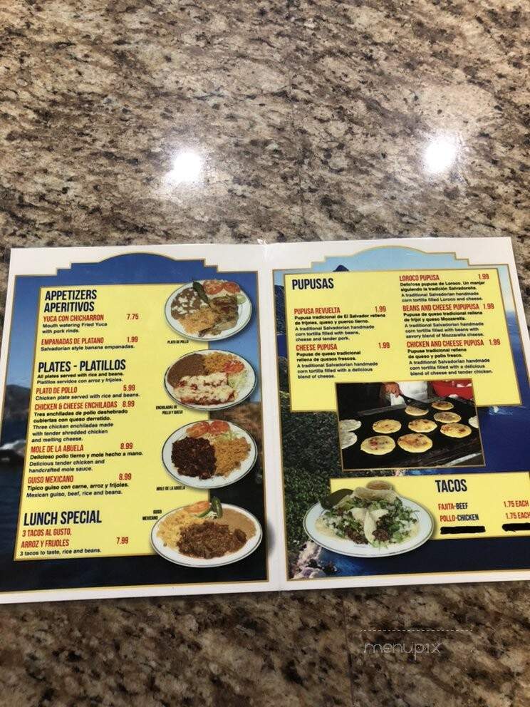 La Pasadita 2 - Dallas, TX menu_pic